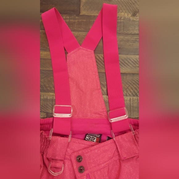Weatherproof 32 degree pink girls/kids snowpants size 14/16 - Picture 5 of 11